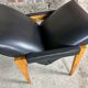Armchair with vintage system 1950 in wood and imitation