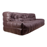 Canapé Ligne roset Kashima en cuir Michel Ducaroy