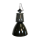 Black Enamel Industrial Lamp from Elektrosvit, 1960s