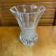 Antique vase val saint lambert model baden diamond cut crystal vintage
