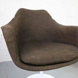 Set of two Eero Saarinen swivel Tulip Armchairs model 150, 1970's