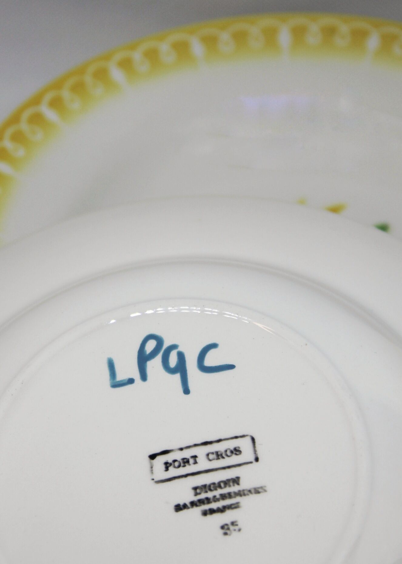 Lot of 3 plates dig Port Cros Digoin