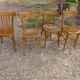 Set de 4 chaises Luterma dépareillées