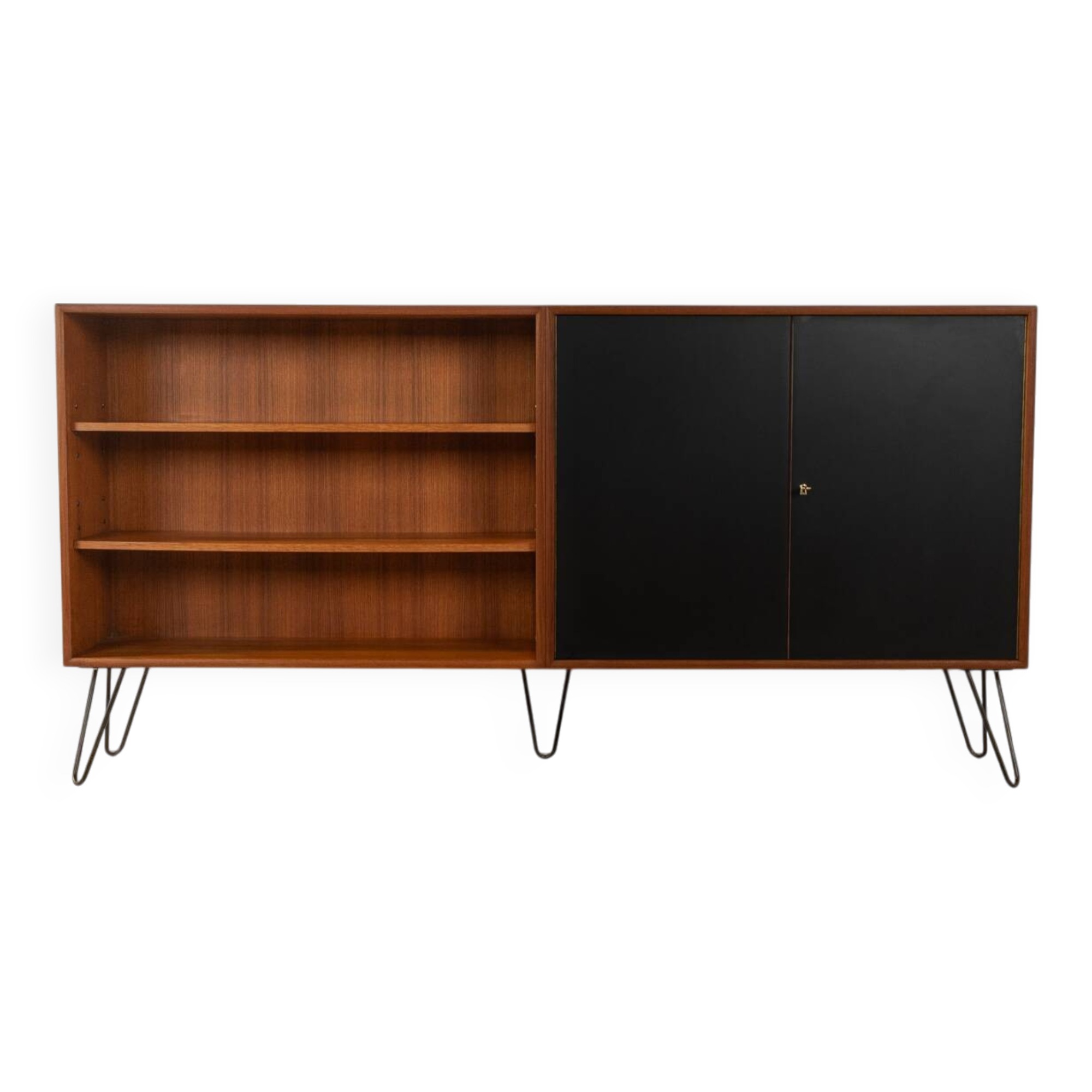 60s Sideboard with Sliding Doors, Wk Möbel