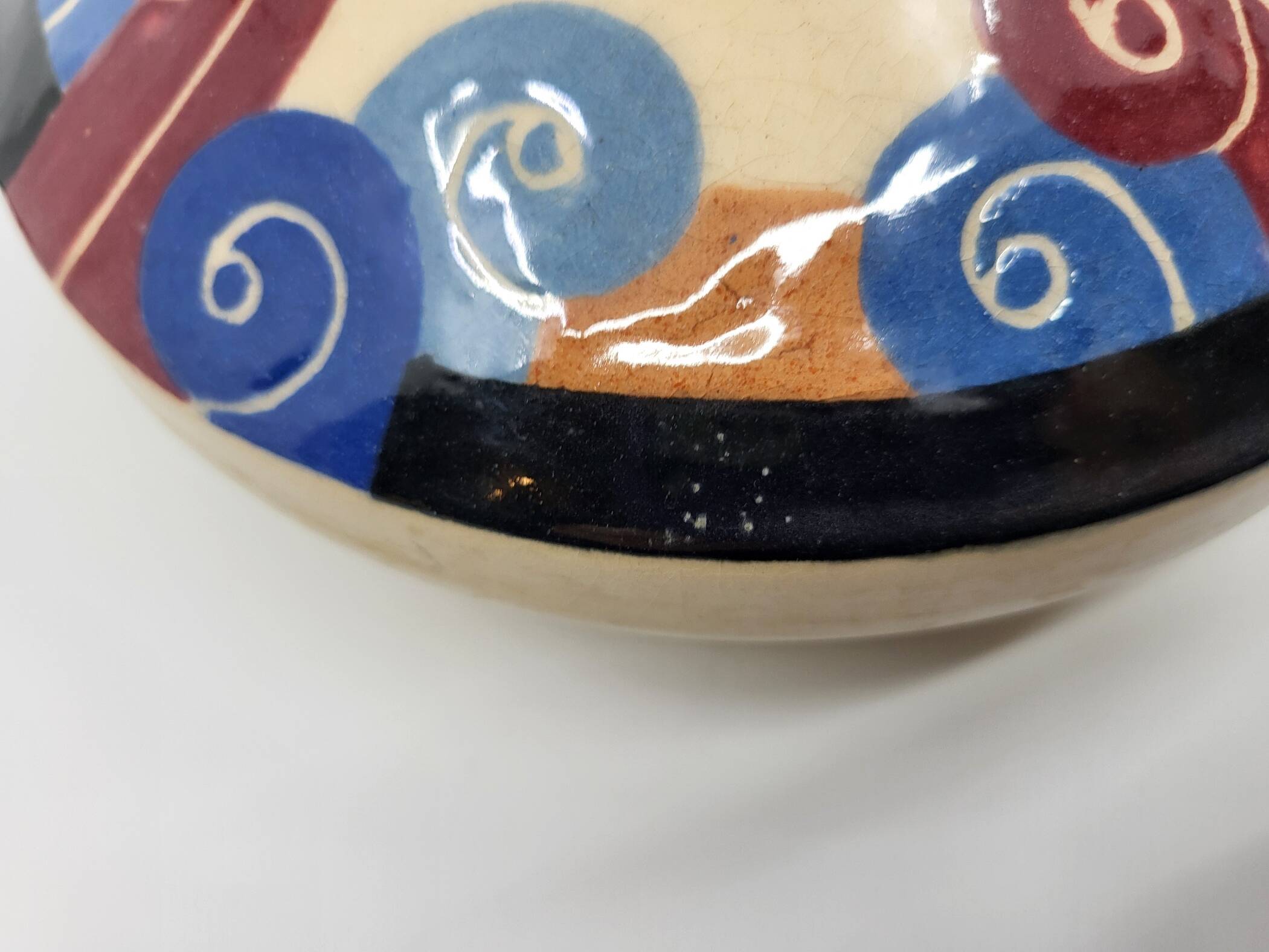 Simone Larrieu vase in ceramic France Art Deco 1930