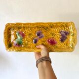 Sarreguemines barbotine cake dish