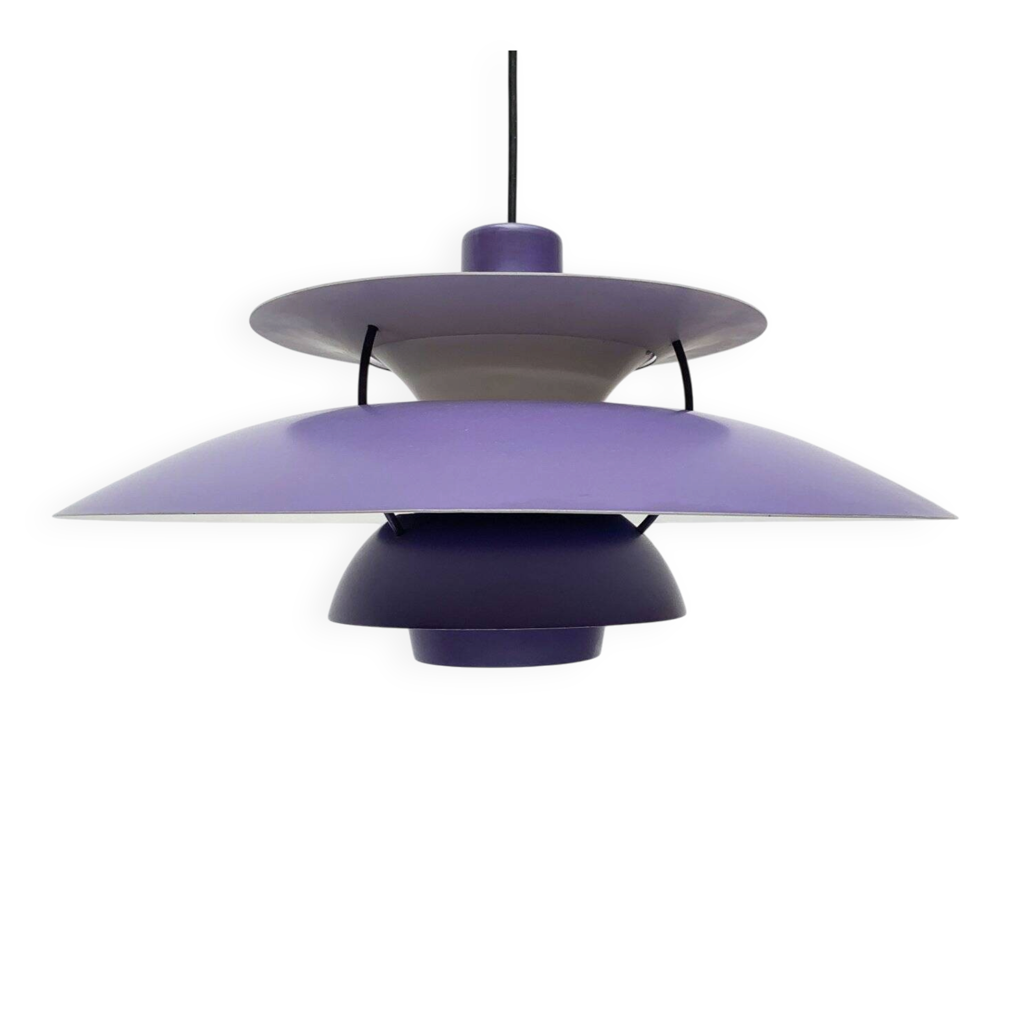Mid-century modern PH 5 pendant by Poul Henningsen for Louis Poulsen, 1960s.