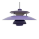 Suspension PH 5 par Poul Henningsen pour Louis Poulsen, Danemark années 1960