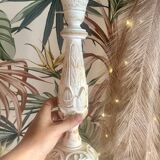 Bougeoir blanc ancien