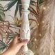 Bougeoir blanc ancien