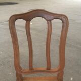 Suite of 8 Louis XV style chairs solid beech