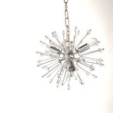 Mid century glass sputnik chandelier by Emil Stejnar, 1970s