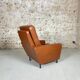 Vintage leatherette armchair