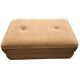 Banquette/ottoman - "Jacques Leleu collection" caramel velvet
