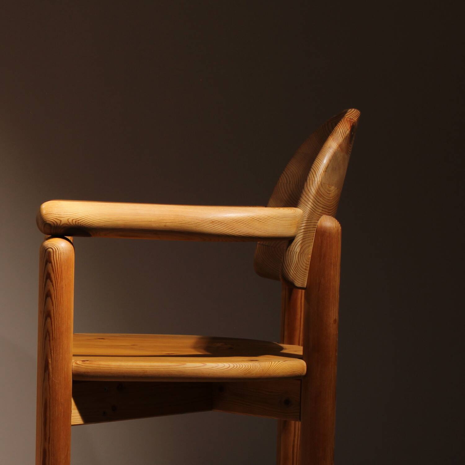 6 fauteuils par Rainer Daumiller en bois de pin, Danemark années 1980