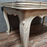 Louis XV Provençale extension table in lacquered wood twentieth century