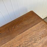 Desk with 1 drawer, oak top, 105x56cm