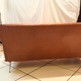 Rare model for this sofa 3 places 60 years in leatherette