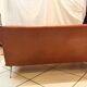 Rare model for this sofa 3 places 60 years in leatherette