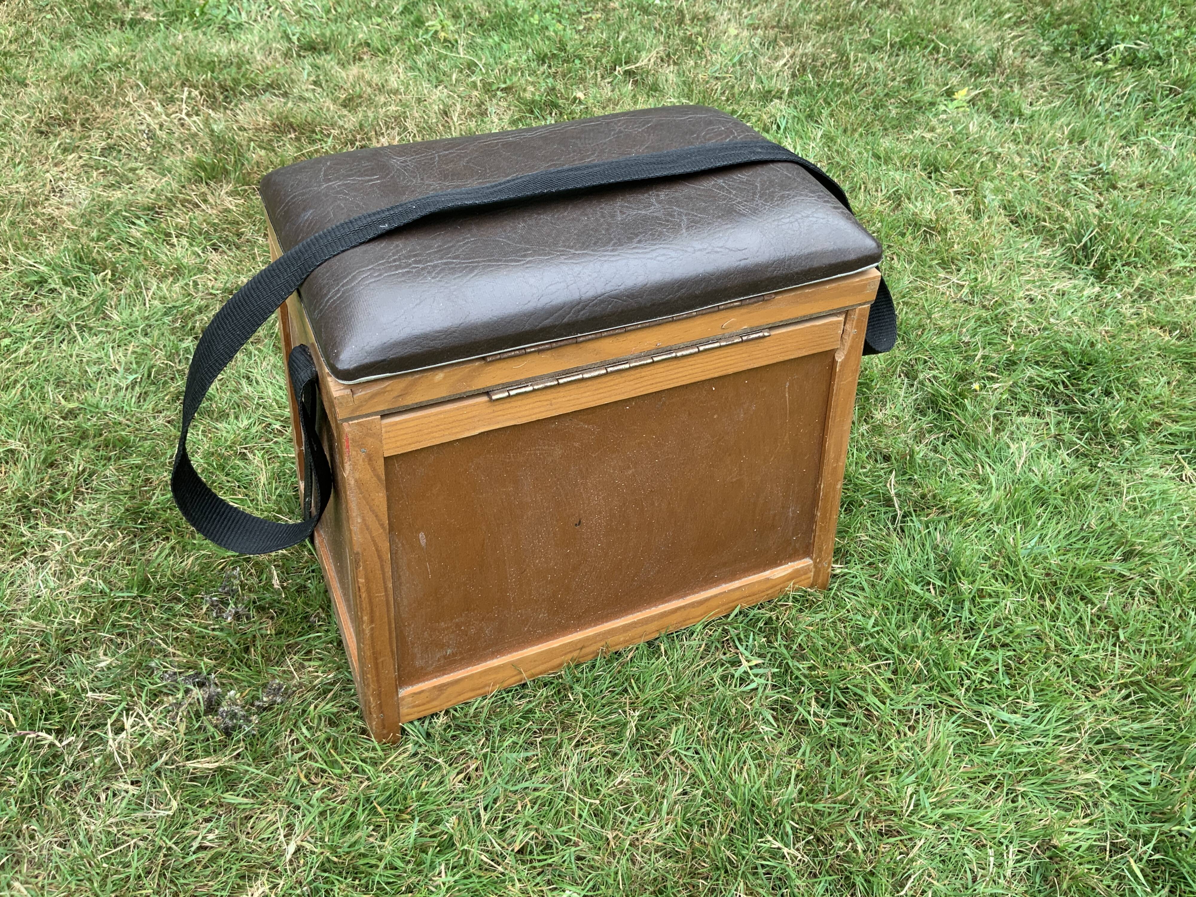 Fishing box with stool