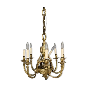 Lustre en bronze doré