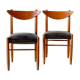 Paire de chaises scandinave