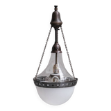 Two Tone Large Antique Pendant Light