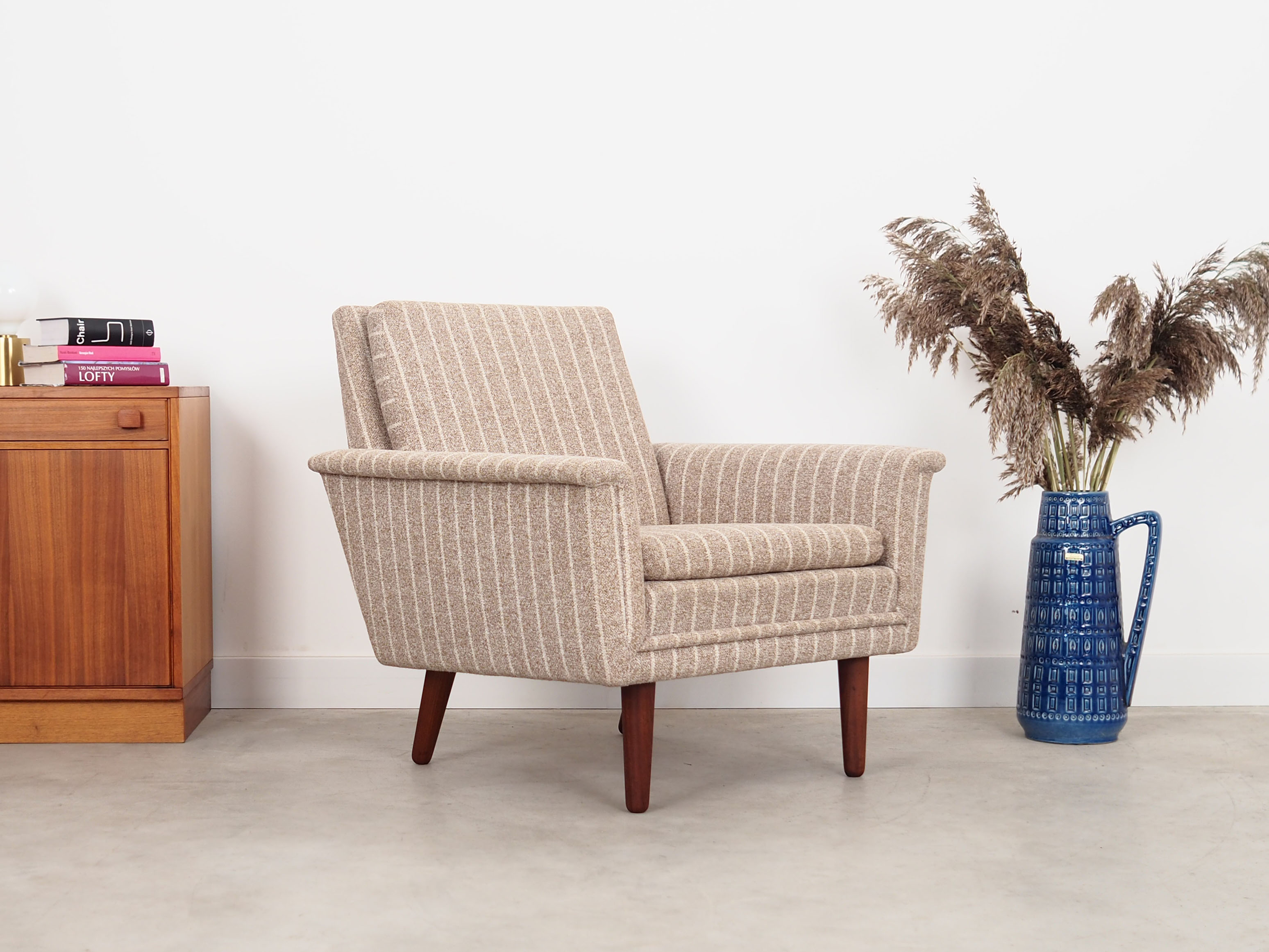 Fauteuil en teck, design danois, années 1970, Danemark