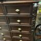 Antique writing desk with drawers