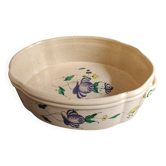 Assiette de service ancienne, ou "jardinière" en faïence de La Rochelle, 18th