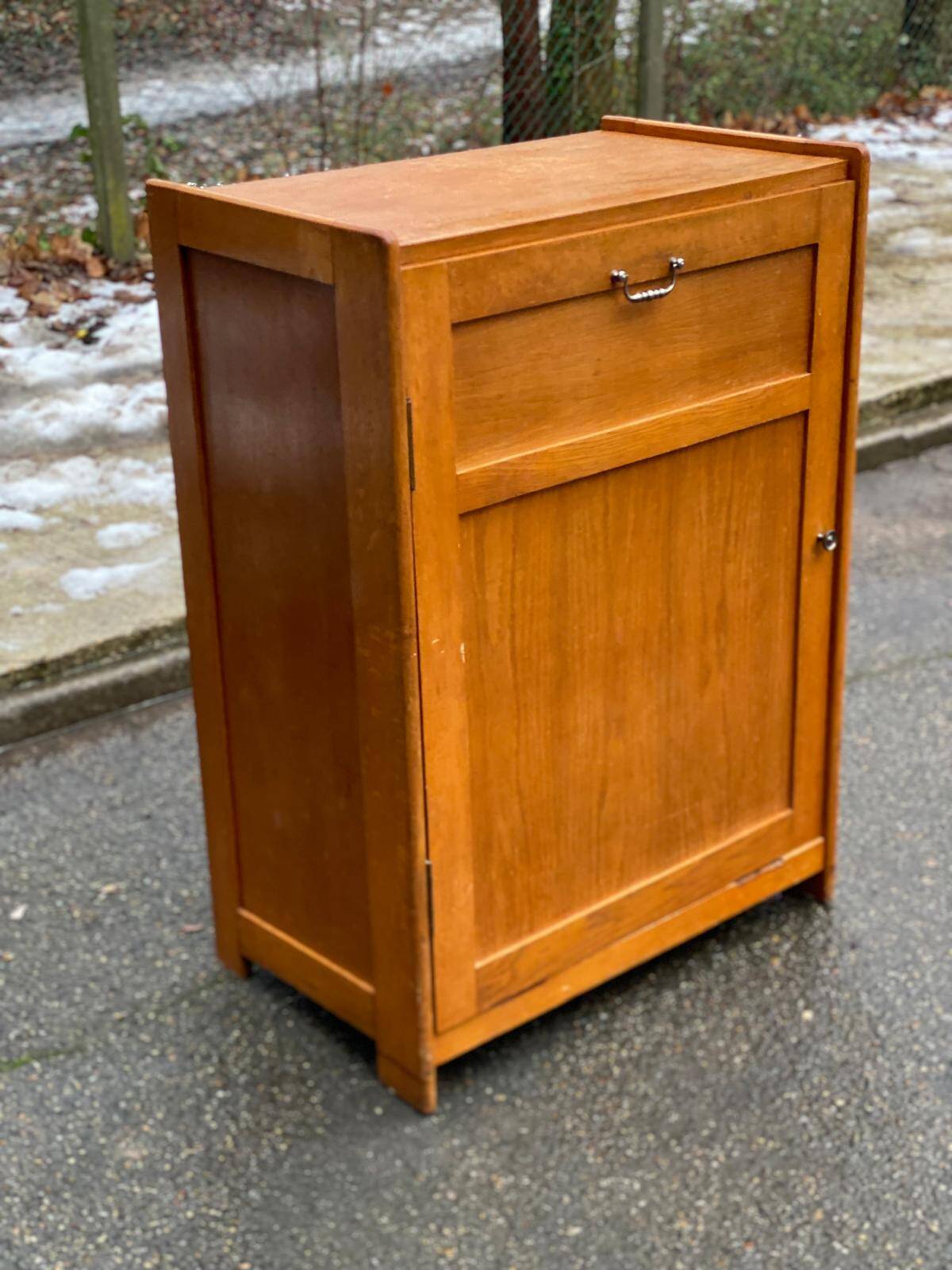 1950s Scandinavian wooden wardrobe