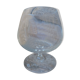 Ancient crystal cognac glass