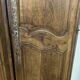 Pair of antique wardrobe doors and crosspiece