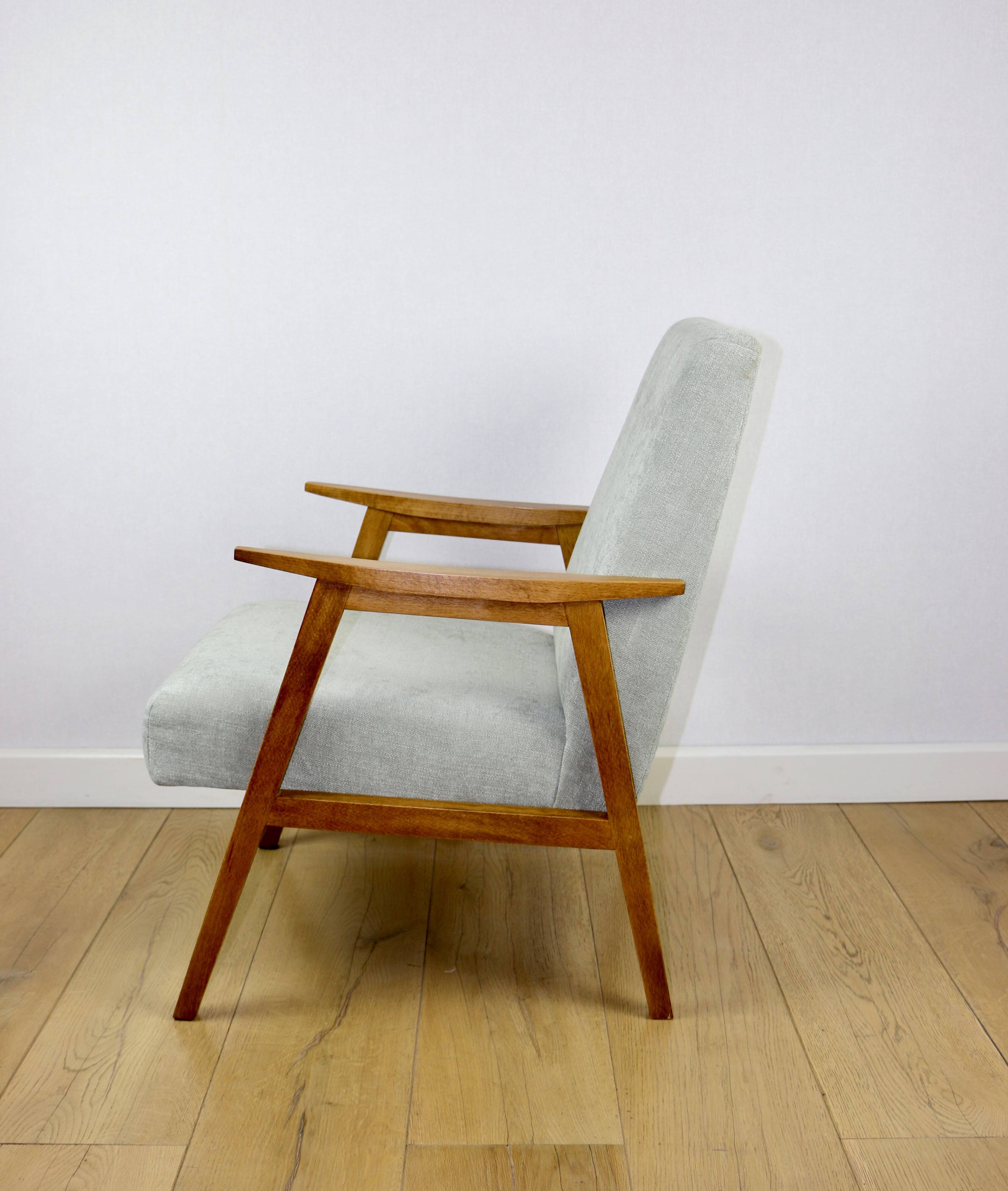 Vintage light green easy chair, 1970s