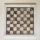 Onyx and marble chess set
