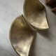 Pair of vintage solid brass bookends