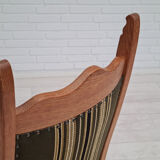 Original Danish design, 1960s,  set of high back dinning chairs, oak wood
