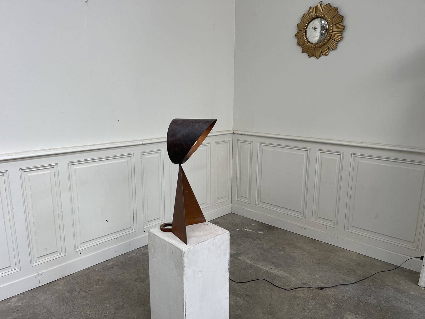 Eric Dartois Corten steel lamp