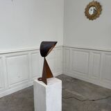 Lampe en acier corten Eric Dartois