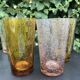 6 vintage 1960s Biot orangeade glasses