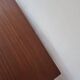 Teak chest of drawers with 3 drawers, black metal legs, 1960s.