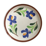 Lot de 4 assiettes en faïence vintage