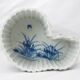 Old Chinese or Japanese blue and white porcelain planter from the late 19th or early 20th century