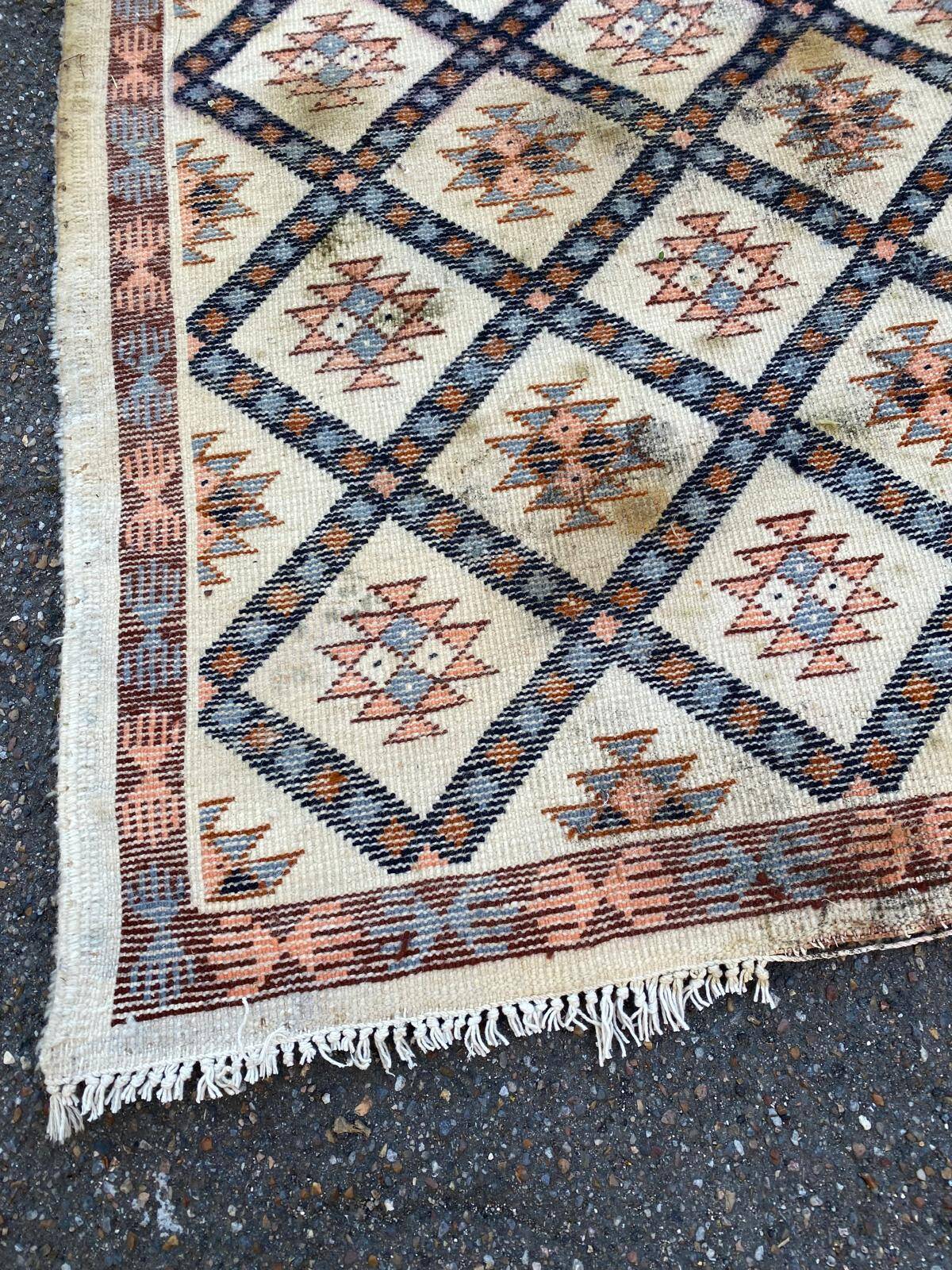 Persian woven wool rug pyramids 160x230