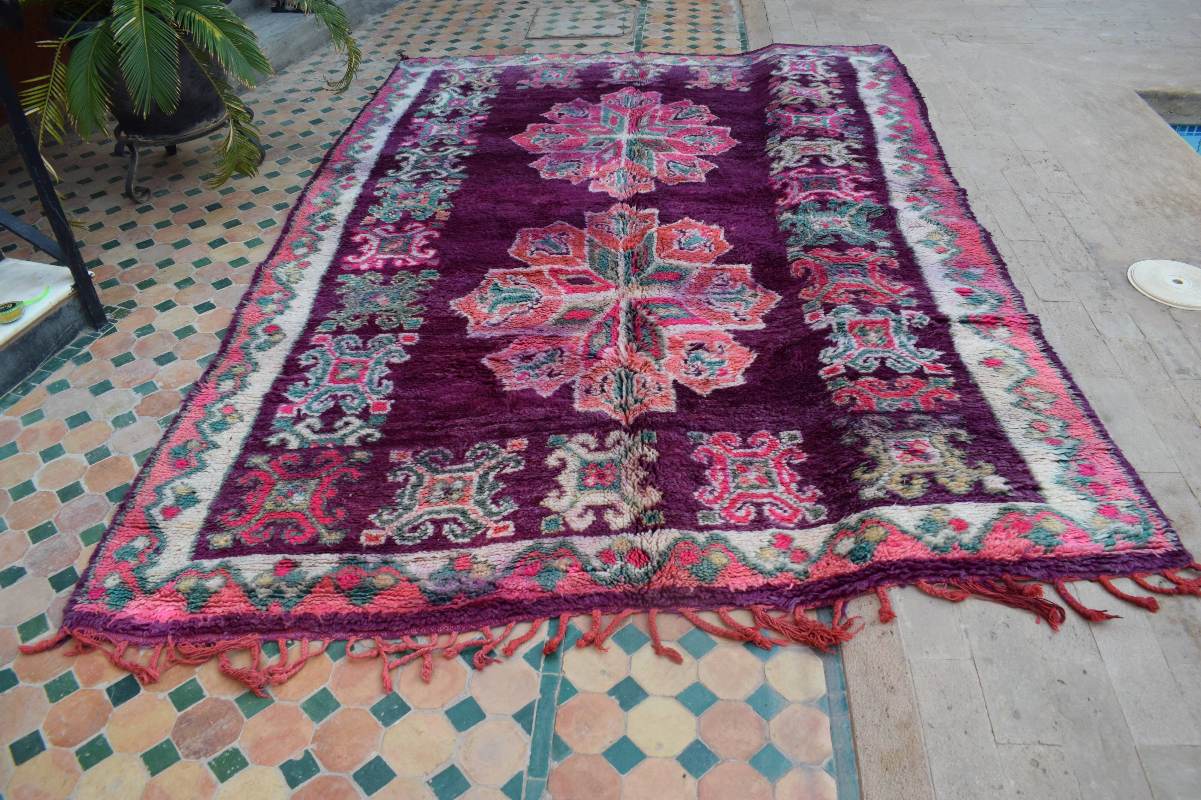 Vintage moroccan berber rug, 295x200 cm