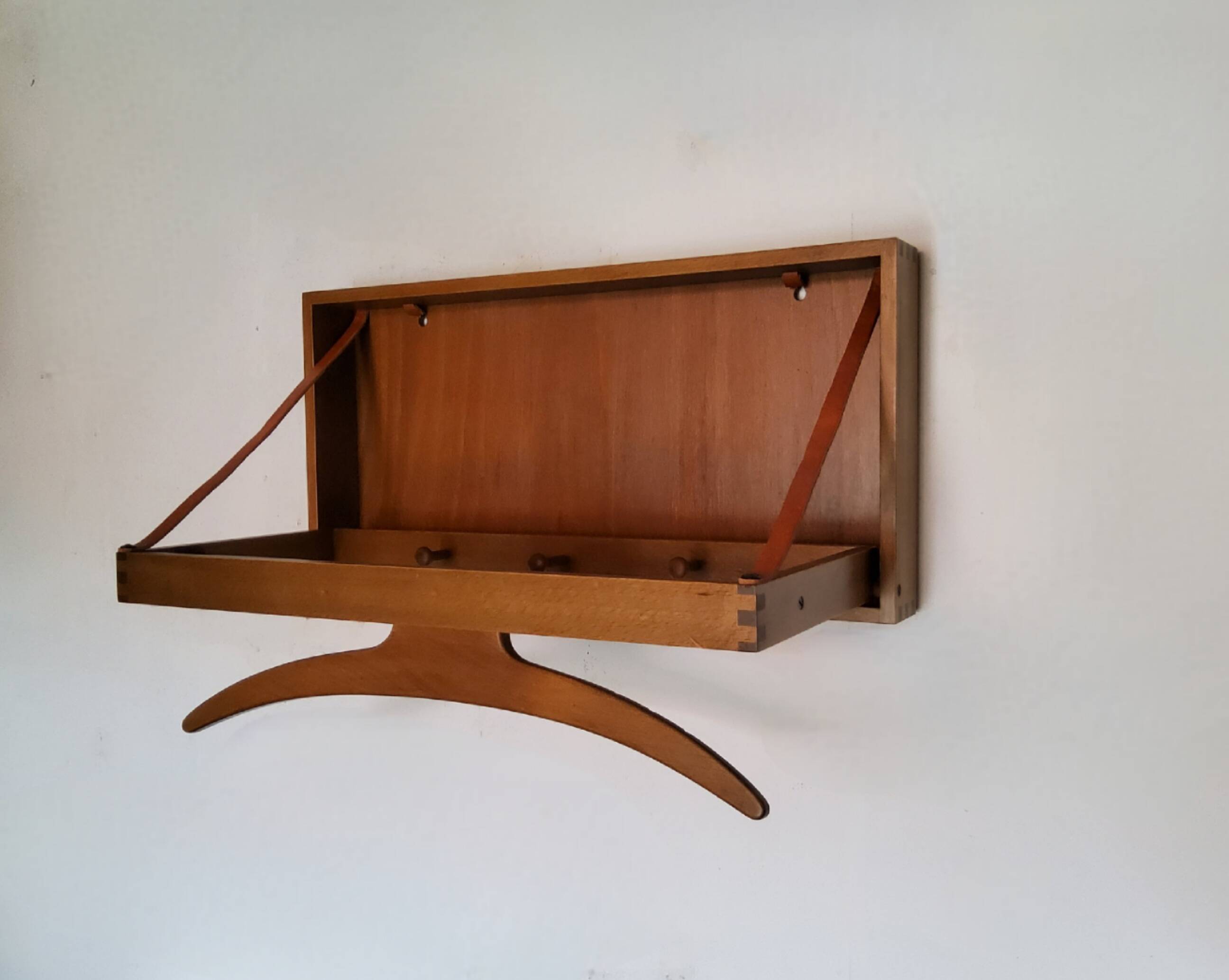 Wall-mounted coat rack Adam Hoff & Poul Østergaard, 1960s