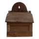 Antique French Oak Wall Salt Box, ca. 1850