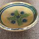 Glazed terracotta dish
