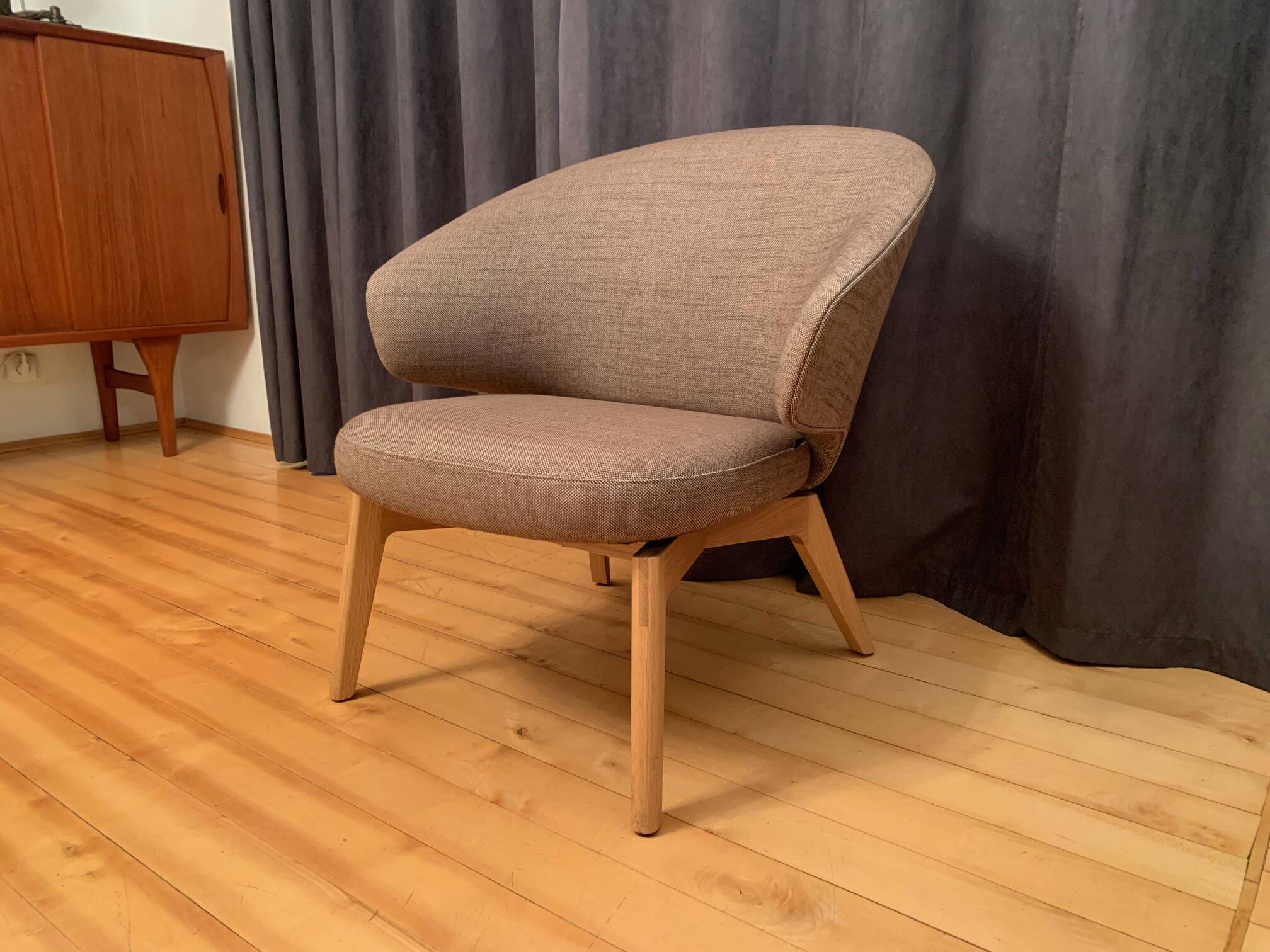 Let armchair designed by Sebastian Herkner, Fritz Hansen, Denmark