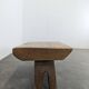 Brutalist coffee table in solid oak